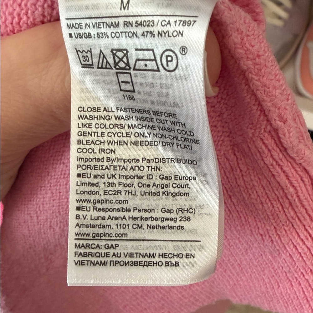 Pink Button-Up Cardigan - Picture 9 of 9